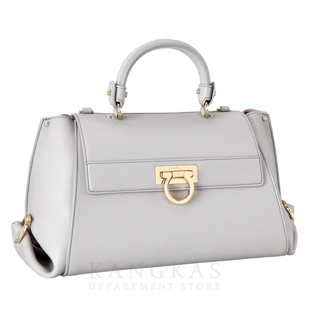 FERRAGAMO(USED)페레가모 간치니 탑핸들 플랩백